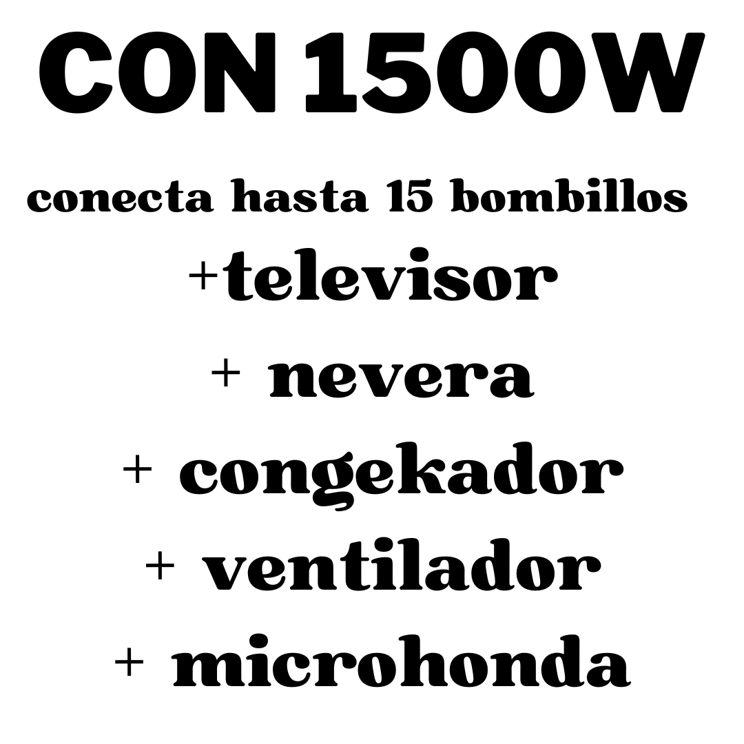 Planta elecrica yamaha 1500W