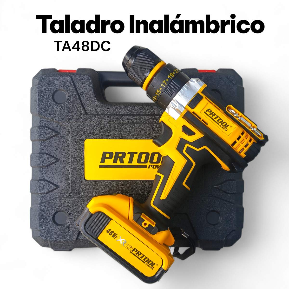 Taladro Inalambrico 48v Prtool 2 Bateria