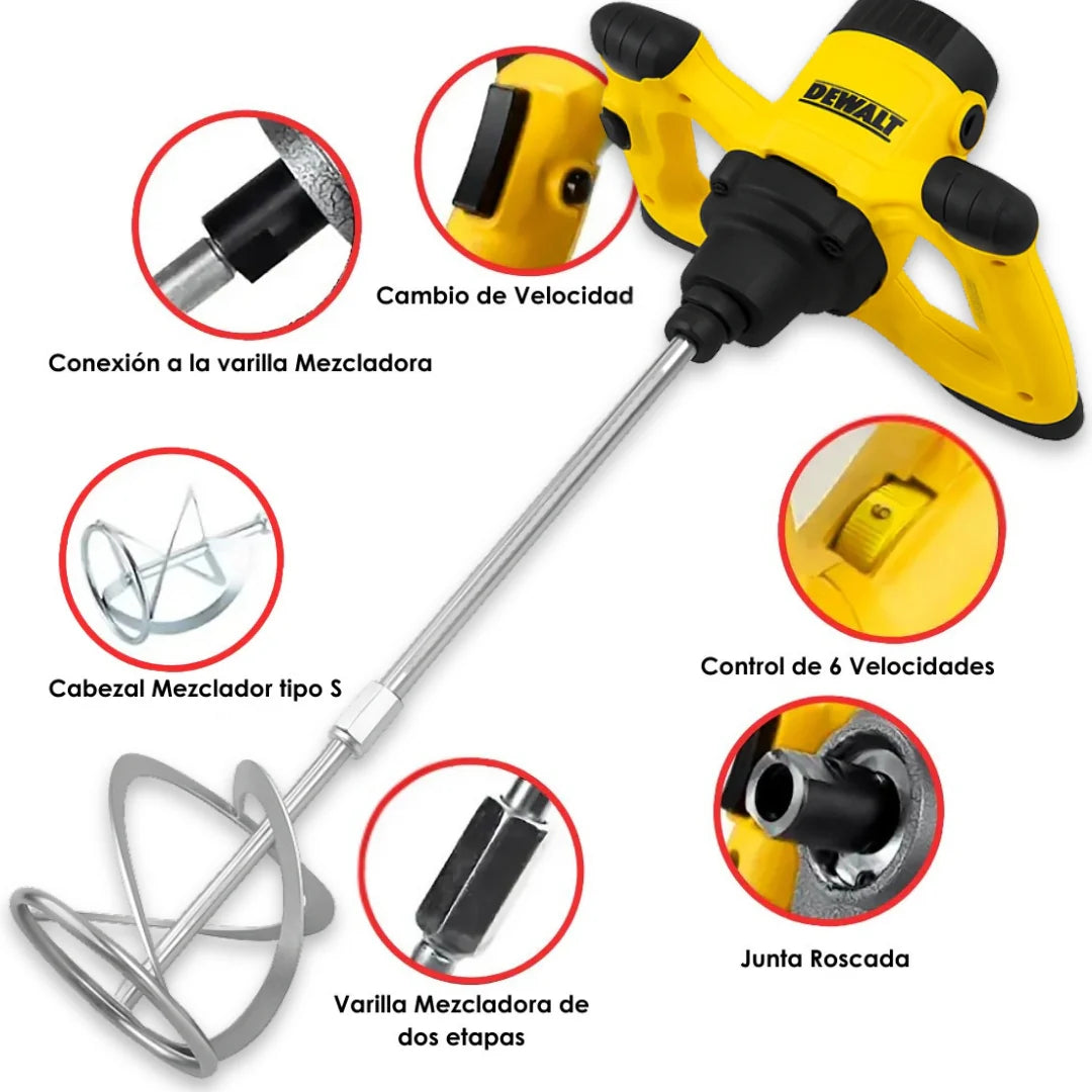 Taladro Mezclador Electrico Dewalt