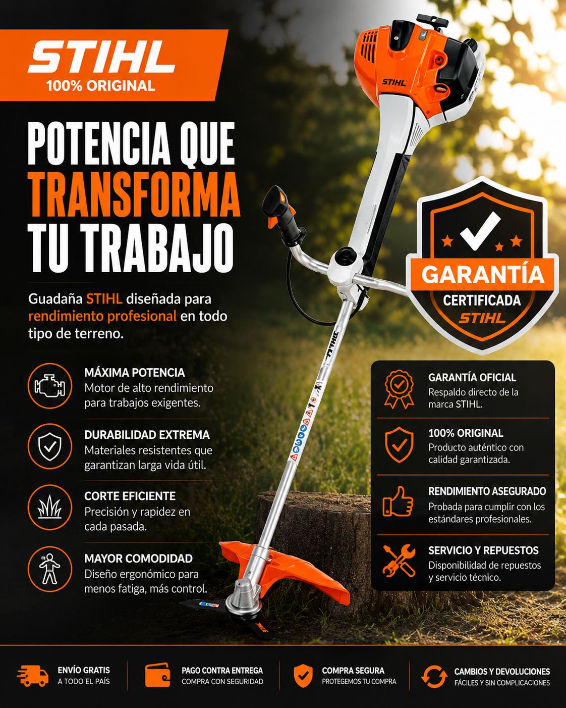 GUADAÑA STIHL FS450 Para trabajo pesado