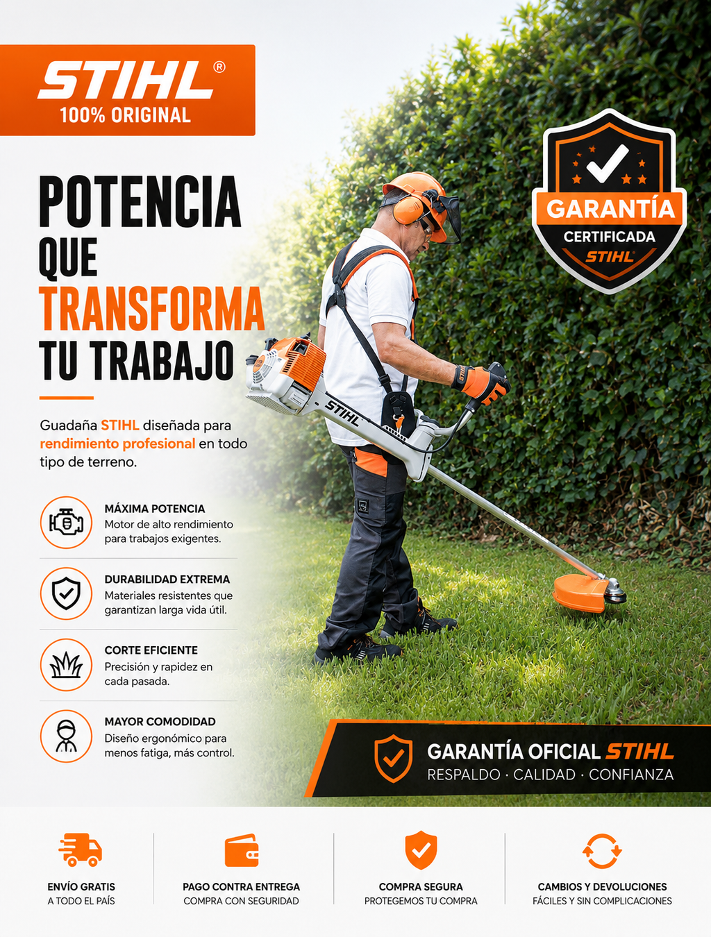 GUADAÑA STIHL FS450 Para trabajo pesado