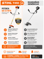 GUADAÑA STIHL FS450 Para trabajo pesado