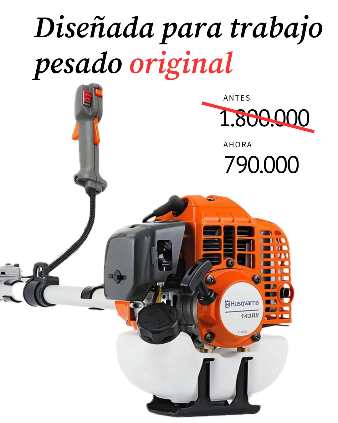 GUADAÑA HUSQVARANA 143 RII (Original)