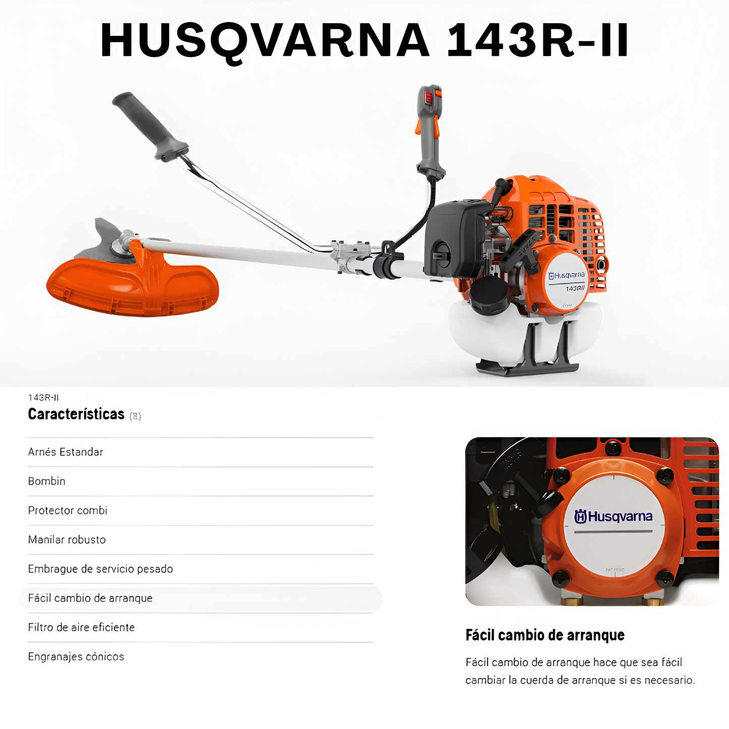 GUADAÑA HUSQVARANA 143 RII (Original)